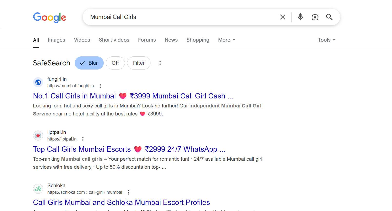 Mumbai Call Girls Google's Trusted